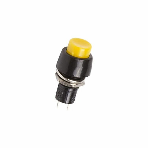 Выключатель-кнопка 250V 1А (2с) ON-OFF желтая | 36-3072 | REXANT