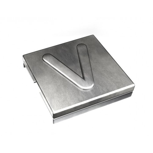 Маркировка для каб.стяжки,нерж.сталь,'V',100 шт | 7TCG009470R0102 | ABB