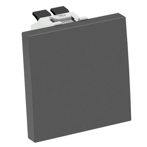 Переключатель кнопочный одноклавишный 10А 250В, 1 модуль Modul45, 45х45 мм черный | 6120968 | OBO Bettermann