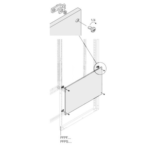 Панель глухая H=200мм W=400мм|1STQ007468A0000 | ABB