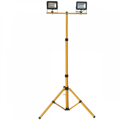 Стойка с двумя прожекторами FL-LED Light-PAD STAND 2x50W Grey 4200К 8500Лм 2x50Вт AC220-240В | 607799 | Foton