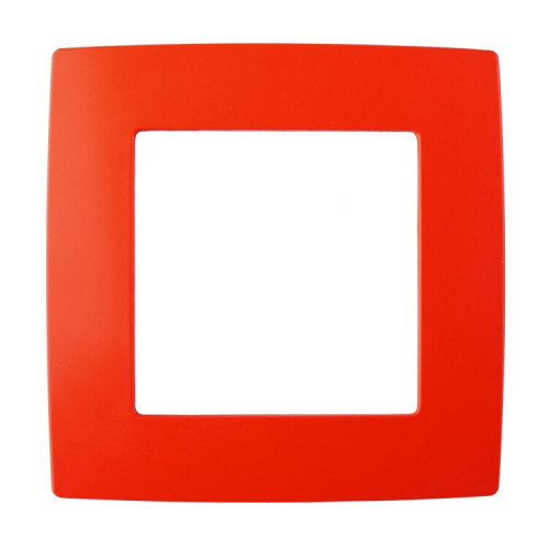 Рамка на 1 пост 12-5001-23 , красный (20/200/5000) |Б0019388 | ЭРА