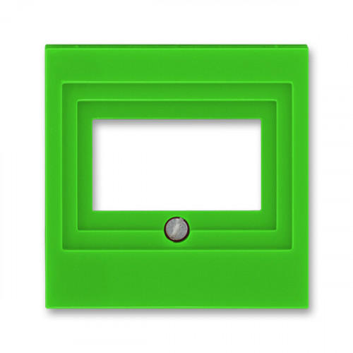 ABB Levit Зелёный / дымчатый чёрный Накладка для розеток USB / HDMI / VGA Зелёный | 5014H-A00040 67 | 2CHH290040A4067 | ABB