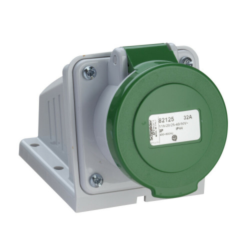 НАСТЕННАЯ РОЗЕТКА 16A 2P 24/48V 100-200 ГЦ IP44 | 82105 | Schneider Electric