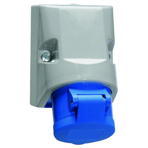 Розетка настенная 16А 3Р(2Р+Е) 230В 6h IP44 87х64 180гр. QC I 11930-Bals I Bals