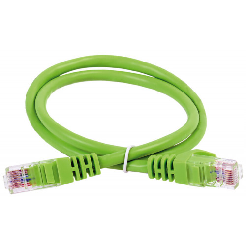 ITK Коммутационный шнур кат. 6А UTP LSZH 0,5м зеленый | PC02-C6AUL-05M | ITK