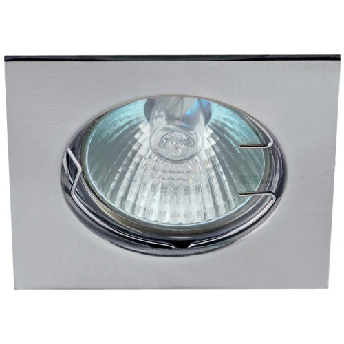 Светильник литой квадрат MR16,12V/220V, 50W хром (100/2100)KL2 CH | C0043660 | ЭРА