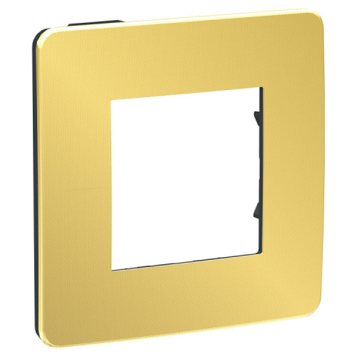 Unica Studio Color Золото/Антрацит Рамка 1-ая | NU280262 | Schneider Electric