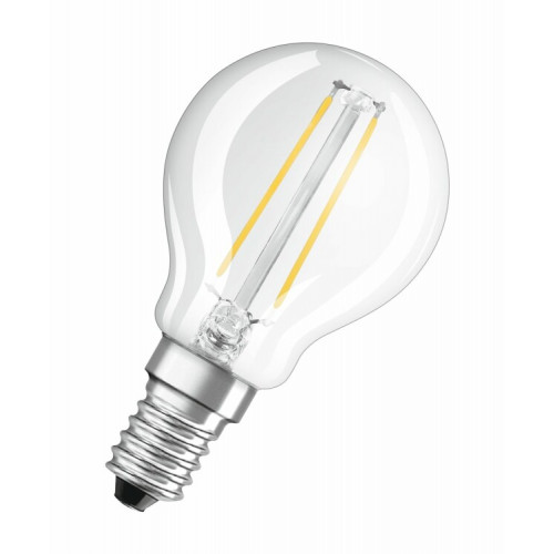 Лампа филаментная светодиодная PARATHOM P 250лм 2,5Вт 2700К E14 колба P 300° прозр стекло 220-240В | 4058075590472 | OSRAM