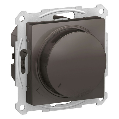 AtlasDesign Мокко Светорегулятор (диммер) поворотно-нажимной, 315Вт, мех. | ATN000634 | Schneider Electric