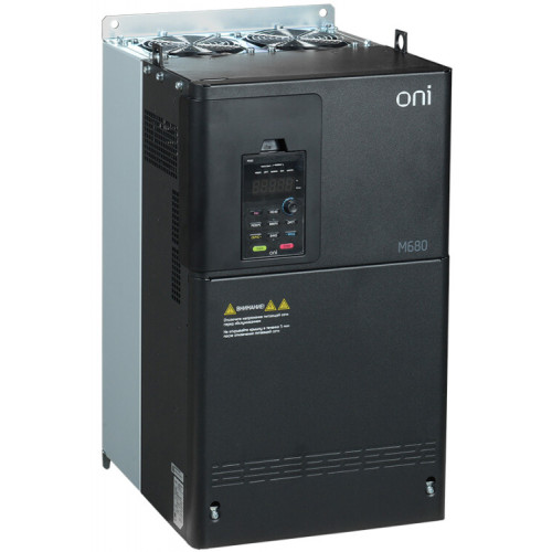 Преобразователь частоты M680 380В, 3Ф 55 - 75 kW 115-150A серии ONI | M680-33E55-75IP20 | ONI