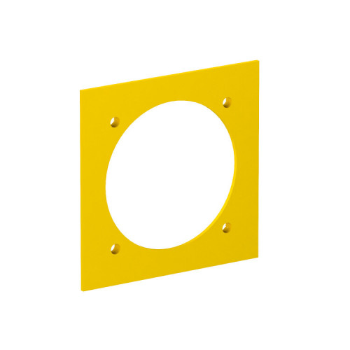 Накладка блока питания VH для монтажа устройств, 95x95 мм (желтый) (VH-P3) | 6109838 | OBO Bettermann