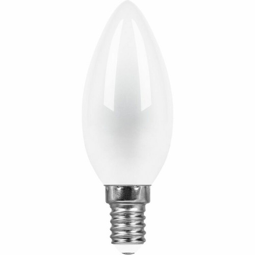 Лампа светодиодная LB-713 (11W) 230V E14 2700K филамент С35 матовая | 38005 | FERON