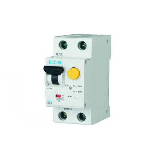 Выключатель автоматический дифференциального тока PFL4-16/1N/C/003 Хар-ка С тип АС 4.5кА | 293298 | EATON