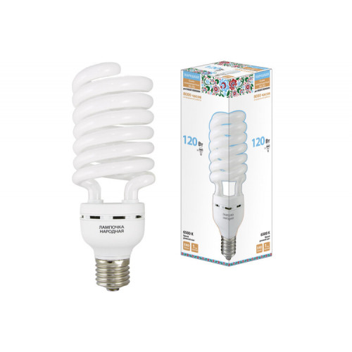 Лампа энергосберегающая КЛЛ 120Вт Е40 865 cпираль НЛ-HS | SQ0347-0050 | TDM