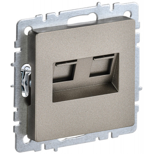 BRITE Роз. комп. 2-ая RJ45 кат.5E РК10-2-БрШ шампань | BR-K20-1-K37 | IEK