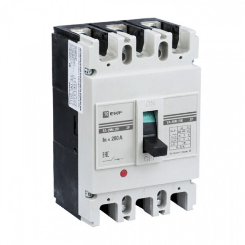 Автоматический выключатель ВА-99М 250/225А 3P 25кА EKF Basic | mccb99-250-225m | EKF