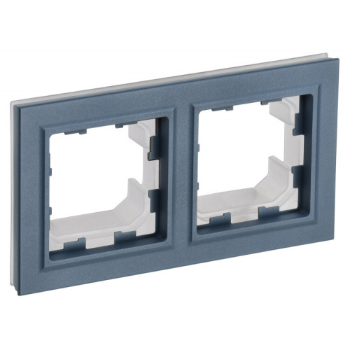 BRITE Рамка 2-мест. IP44 РУ-2-БрМ-44 маренго | BR-M22-44-K35 | IEK