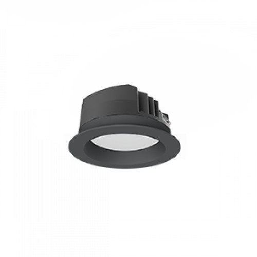 Cветильник светодиодный даунлайт DL-PRO круг. 144*71мм 20W 3000K IP65 d монт.отв.= 125-135мм черный RAL9005 муар | V1-R0-T0556-10000-6502030 | VARTON