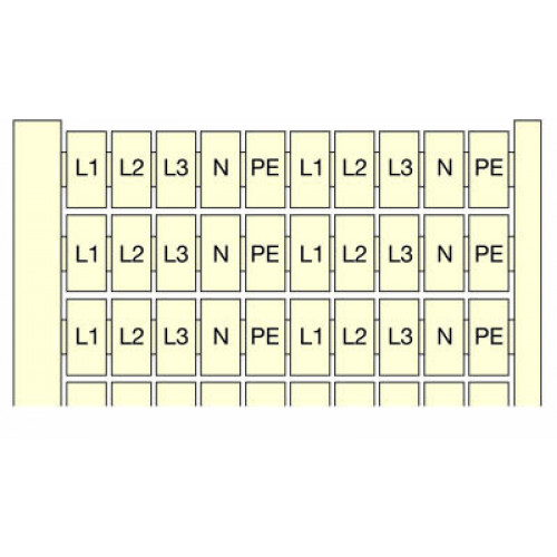 Маркировка RC55 20X(L1-L2-L3-N-PE) | 1SNA230131R2500 | TE