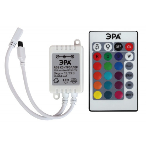 Контроллер для свет. ленты RGBcontroller-12/24V-72W/144W RGBcontroller-12/24V-72W/144W | Б0043442 | ЭРА