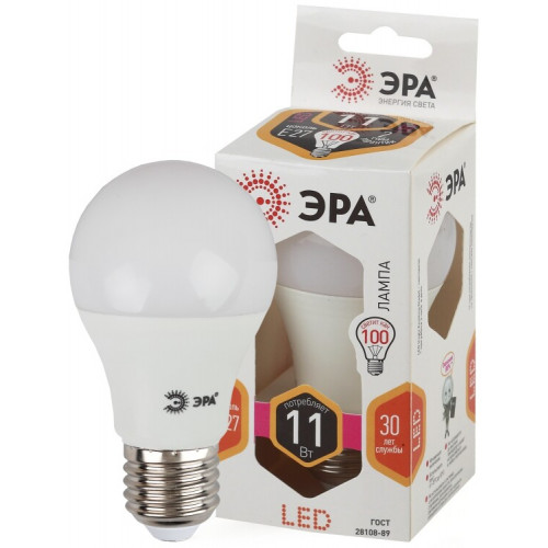 Лампа светодиодная LED A60-11W-827-E27 | Б0030910 | ЭРА