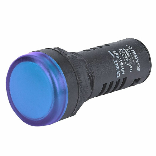 Индикатор ND16-22D/2C синий, встр. резистор, IP65 АС/DC230В (R) | 828018 | CHINT