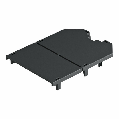 Накладка монтажной коробки UT3/4 глухая 104x76 мм (полиамид,черный) (UT34 P0) | 7408745 | OBO Bettermann