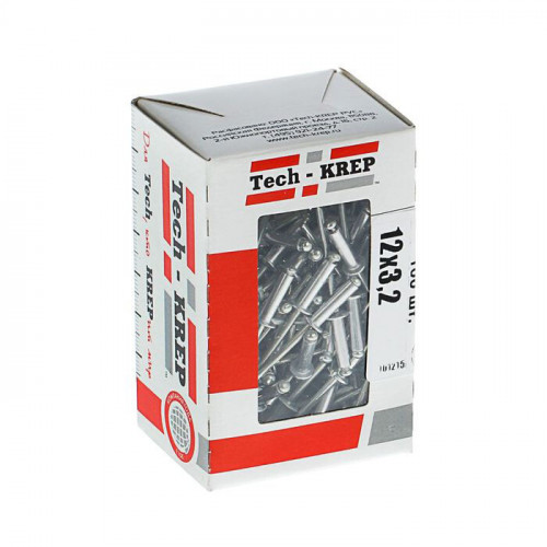 Заклепка 3,2х8 (100 шт) - коробка с ок. ( 0,097 кг) | 102282 | Tech-KREP