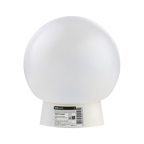 Светильник пылевлагозащищенный под лампу для ЖКХ НББ 64-60-025 УХЛ4 (шар пластик/наклонное основание) инд.упак. TDM | SQ0314-0009 | TDM