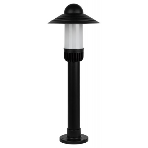 Садово-парковый светильник НТУ 01-60-008 Поллар 1121 черный напольный | Б0057494 | ЭРА