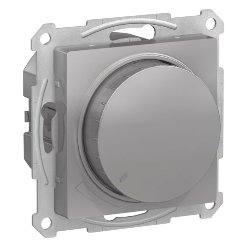 AtlasDesign Алюминий Светорегулятор (диммер) поворотно-нажимной, 315Вт, мех. | ATN000334 | Schneider Electric