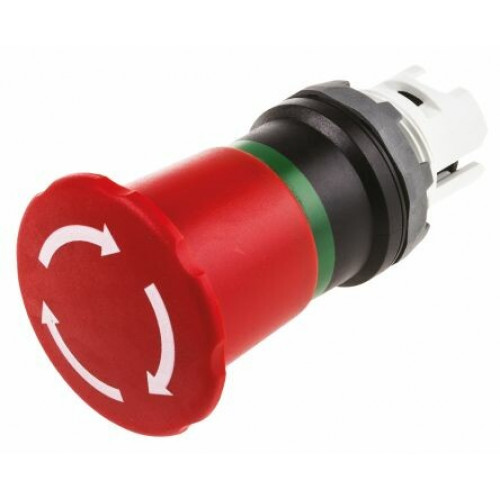 Кнопка MPET4-10R ГРИБОК красная (только корпус) с усиленной фикс ацией 40мм отпускание поворотом | 1SFA611523R1001 | ABB