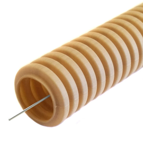 Труба гофрированная ПВХ легкая 350 Н сосна с/з д16 (10 м/уп) | PR01.0045 | Промрукав