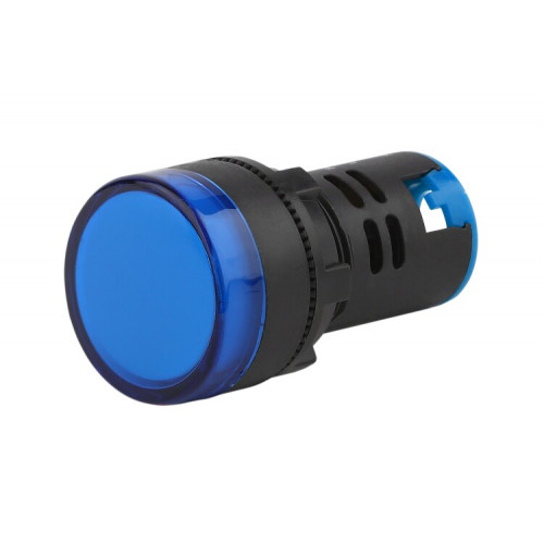 Лампа AD22DS(LED)матрица d22мм синий 230В (10/1000/12000) | Б0045621 | ЭРА