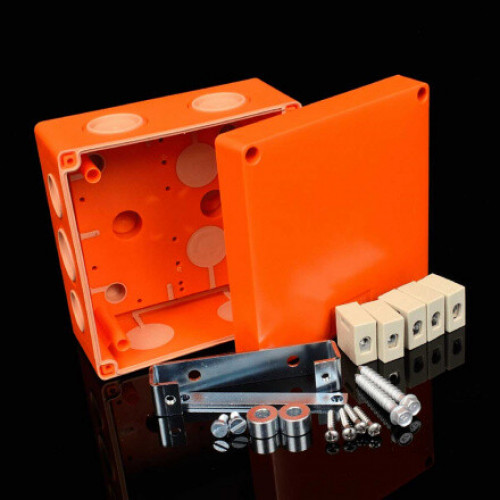 Коробка огнестойкая Е90, 126х126х74, IP66, с керамическим клеммником 5x1,5-10 мм2 KSK 125 (PO10) | KSK 125_PO10 | Kopos