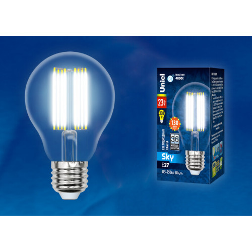 Лампа светодиодная LED-A70-23W/4000K/E27/CL PLS02WH LED. 