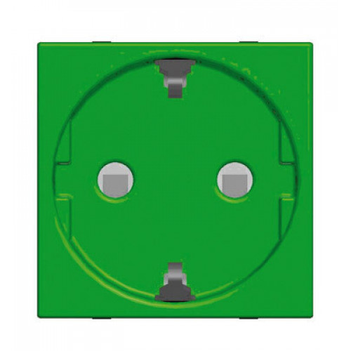ABB Zenit Зеленый Розетка с/з с защитными шторками | N2288 VD | 2CLA228800N8001 | ABB