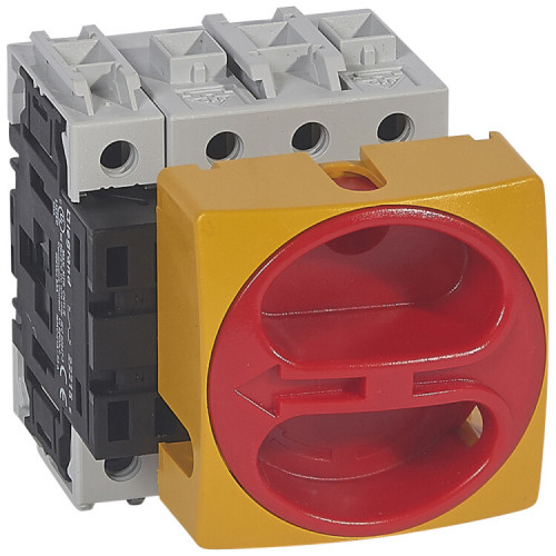 Выключатель-разъединитель - для скрытого монтажа - 4П - зажим нейтрали слева - 63 A | 022115 | Legrand