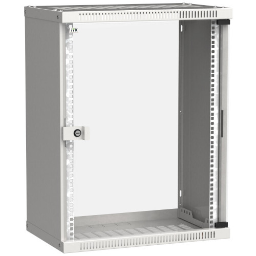 Шкаф LINEA WE 15U 550x350мм дверь стекло серый | LWE3-15U53-GF | ITK