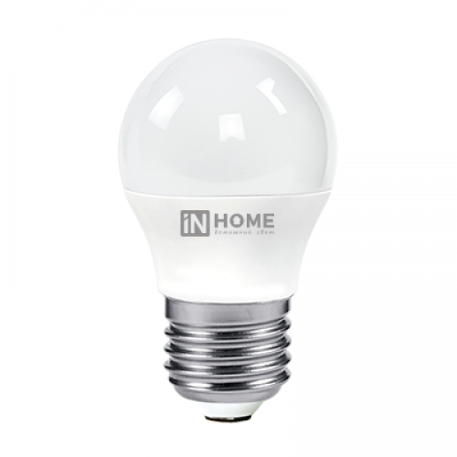 Лампа светодиодная LED-ШАР-VC 4Вт 230В Е27 4000К 360Лм | 4690612030593 | IN HOME