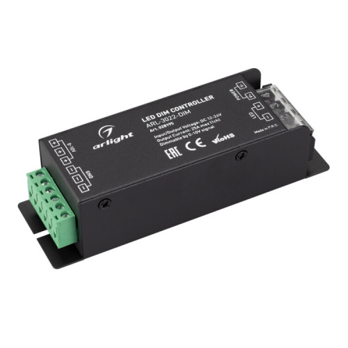 Диммер ARL-3022-DIM (12-24V, 1x25A, 0-1/10V) | 028195 | Arlight