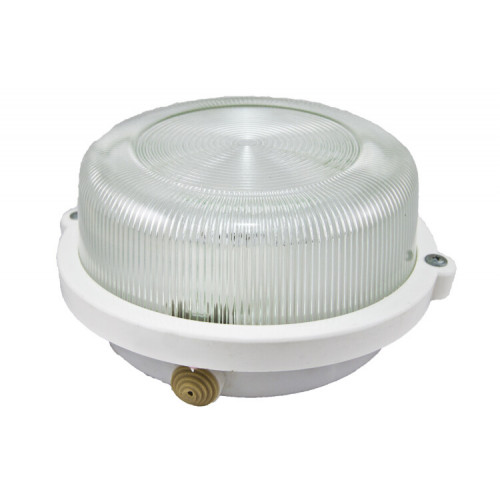 Светильник пылевлагозащищенный под лампу для ЖКХ НПП 03-005.03 У3 60Вт ЛН E27 IP54 без защитной решетки белый | SQ0311-0003 | TDM