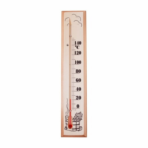 Термометр для сауны, основание — дерево 60х300 мм | 70-0506 | REXANT
