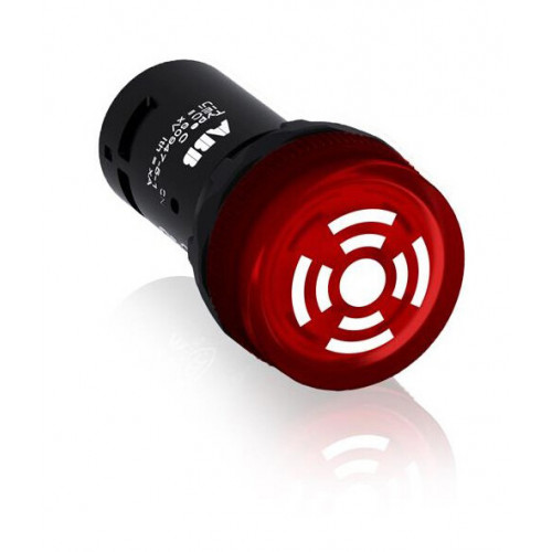 Зуммер CB1-613R с пульсирующим сигналом, с подсветкой, красный, 230 В AC|1SFA619600R6131| ABB