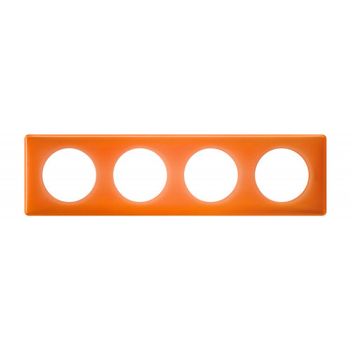 хххххCeliane Муар Оранжевый Рамка 4-я (2+2+2+2 мод) | 066654 | Legrand