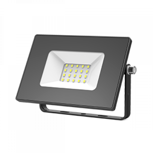 Прожектор светодиодный LED 20W IP65 6500К черный | 613100320 | Gauss