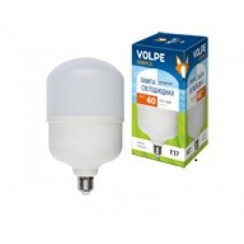 Лампа светодиодная LED-M80-40W/NW/E27/FR/S LED. мат.4000К Серия Simple. | UL-00002905 | Volpe
