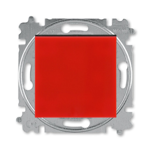 ABB Levit Красный / дымчатый чёрный Выключатель 1-кл. двухполюсный | 3559H-A02445 65W | 2CHH590245A6065 | ABB