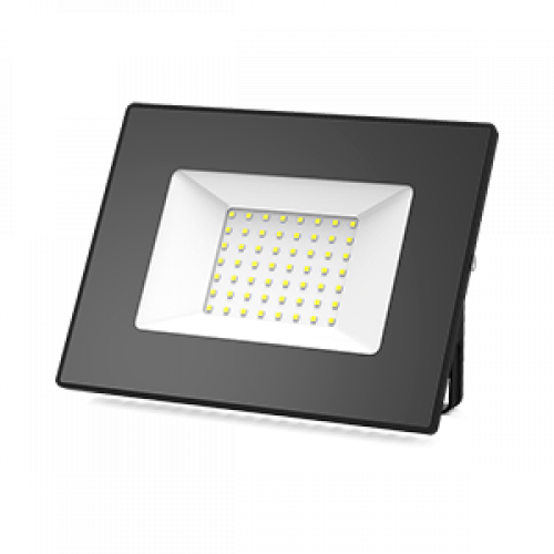 Прожектор светодиодный LED 50W IP65 6500К черный | 613100350 | Gauss
